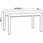 Επεκτεινόμενο τραπέζι Albion IV - Sonoma - Leuko