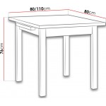 Επεκτεινόμενο τραπέζι Min VII - Leuko