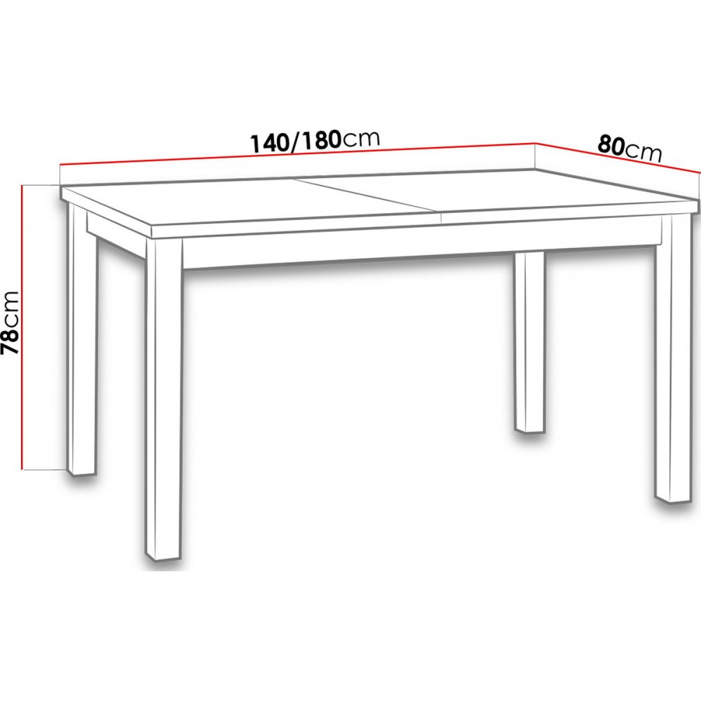 Επεκτεινόμενο τραπέζι Modern I - Karudi