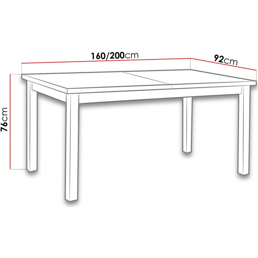 Επεκτεινόμενο τραπέζι Modern II - Karudi