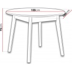 Τραπέζι Anslo III - Leuko