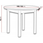 Επεκτεινόμενο τραπέζι Tia I - Leuko
