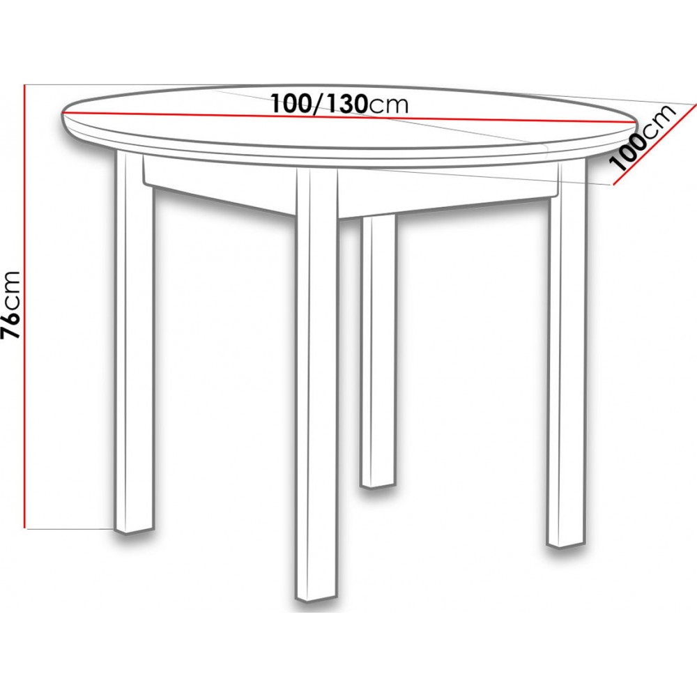 Επεκτεινόμενο τραπέζι Tia I - Karudi