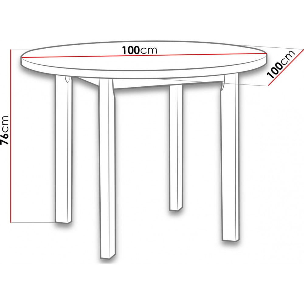 Τραπέζι Tia II - Leuko