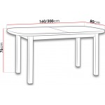 Επεκτεινόμενο τραπέζι Venus I - Karudi