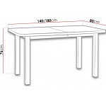 Επεκτεινόμενο τραπέζι Venus II - Karudi