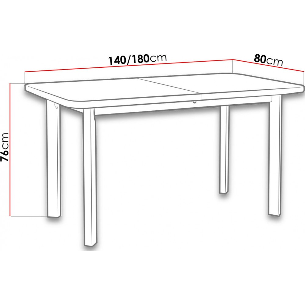 Επεκτεινόμενο τραπέζι Venus II P- Kerasi