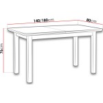 Επεκτεινόμενο τραπέζι Venus II S- Karudi