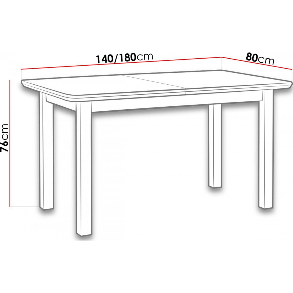 Επεκτεινόμενο τραπέζι Venus II S- Kerasi