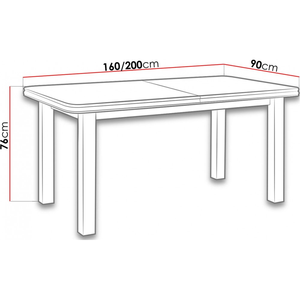 Επεκτεινόμενο τραπέζι Venus V