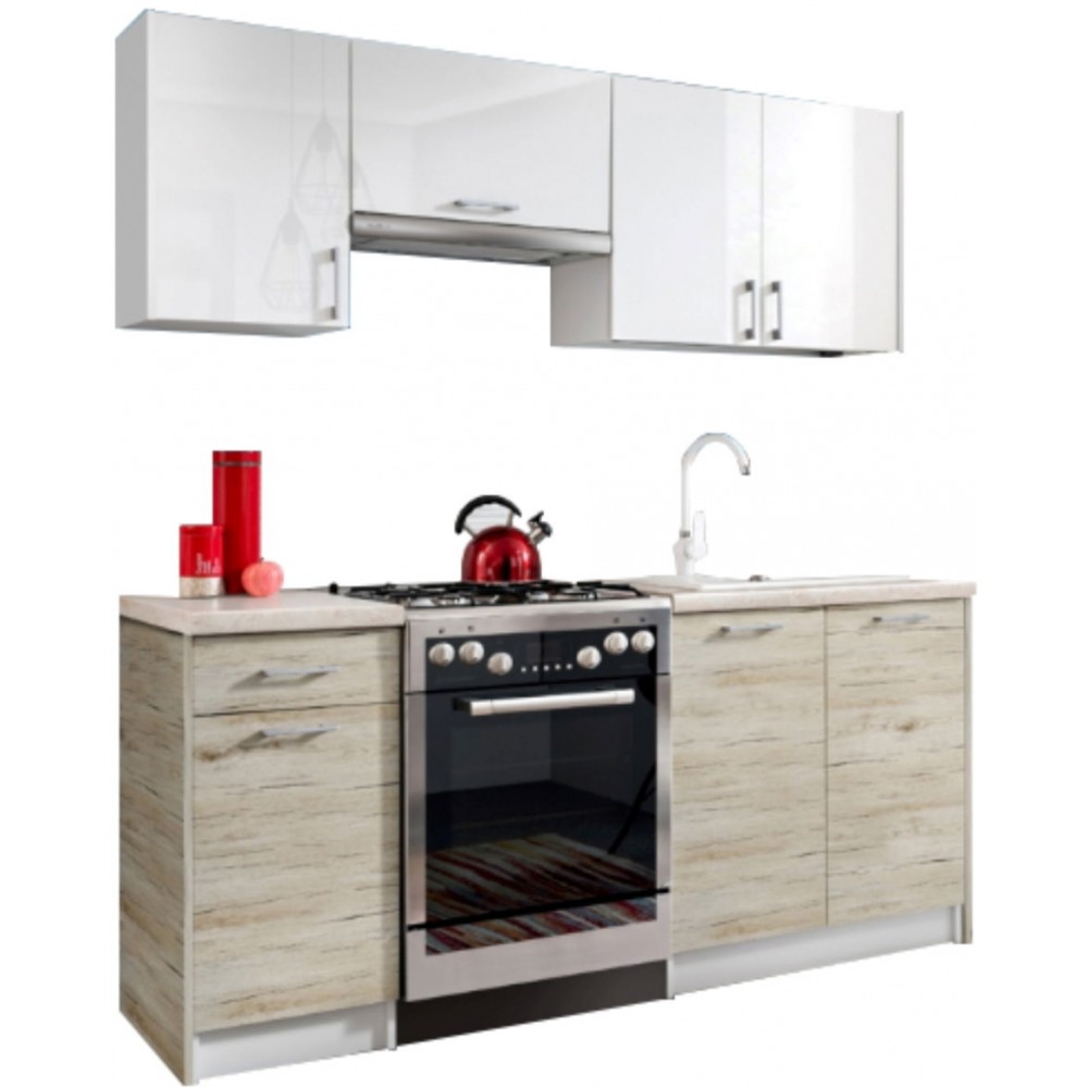 Σύνθεση κουζίνας Eco 1.8-Fusiko-Leuko