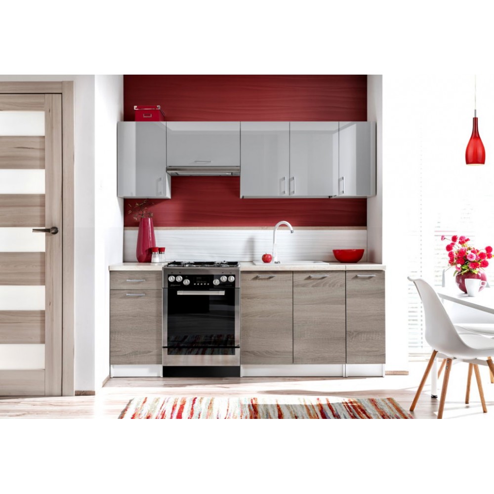 Σύνθεση κουζίνας Eco 2.1-Fusiko skouro–Gkri Gualistero