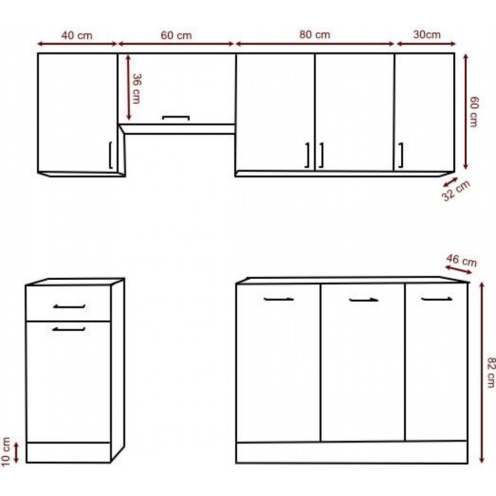 Σύνθεση κουζίνας Eco 2.1-Fusiko skouro–Gkri Gualistero