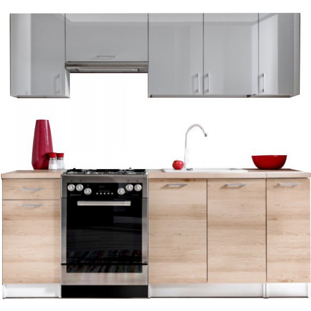 Σύνθεση κουζίνας Eco 2.1-Fusiko anoixto–Gkri Gualistero