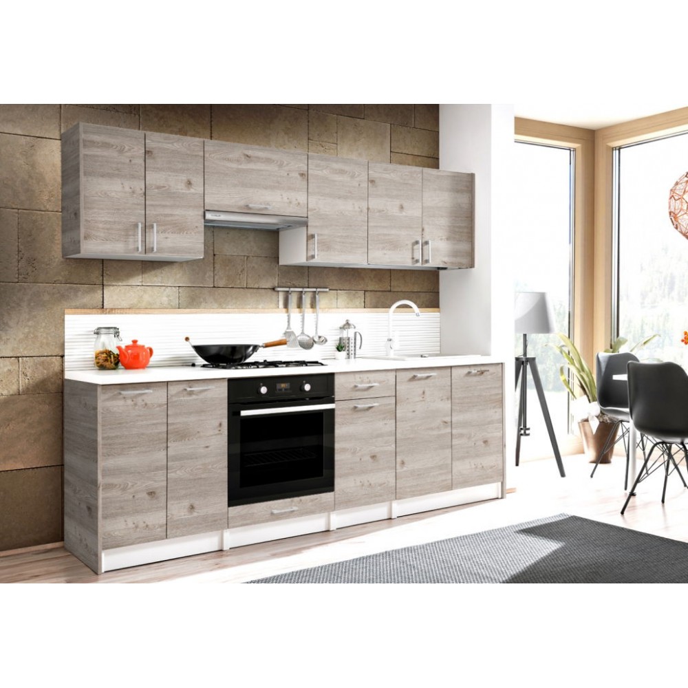 Σύνθεση κουζίνας Eco 2.4-Fusiko Skouro