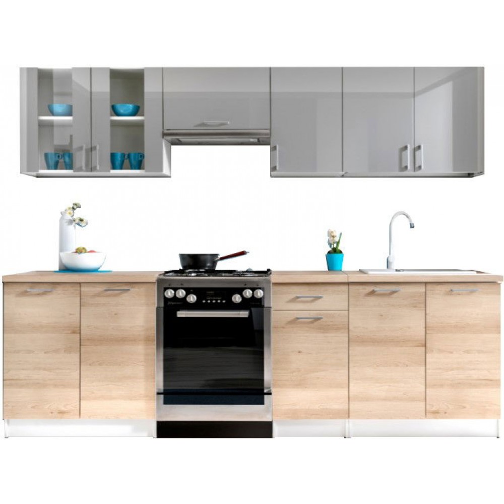 Σύνθεση κουζίνας Eco 2.6-Fusiko-Gkri Gualistero