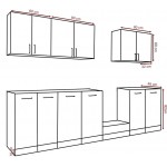 Σύνθεση κουζίνας Eco 2.8-Leuko Gualistero