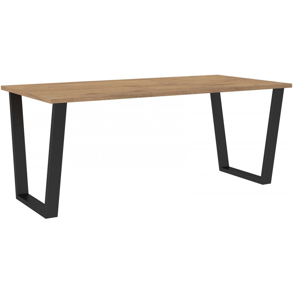 Τραπέζι Kingsale II-Fusiko Skouro-185 x 67