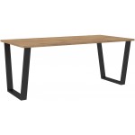 Τραπέζι Kingsale II-Fusiko Skouro-185 x 67