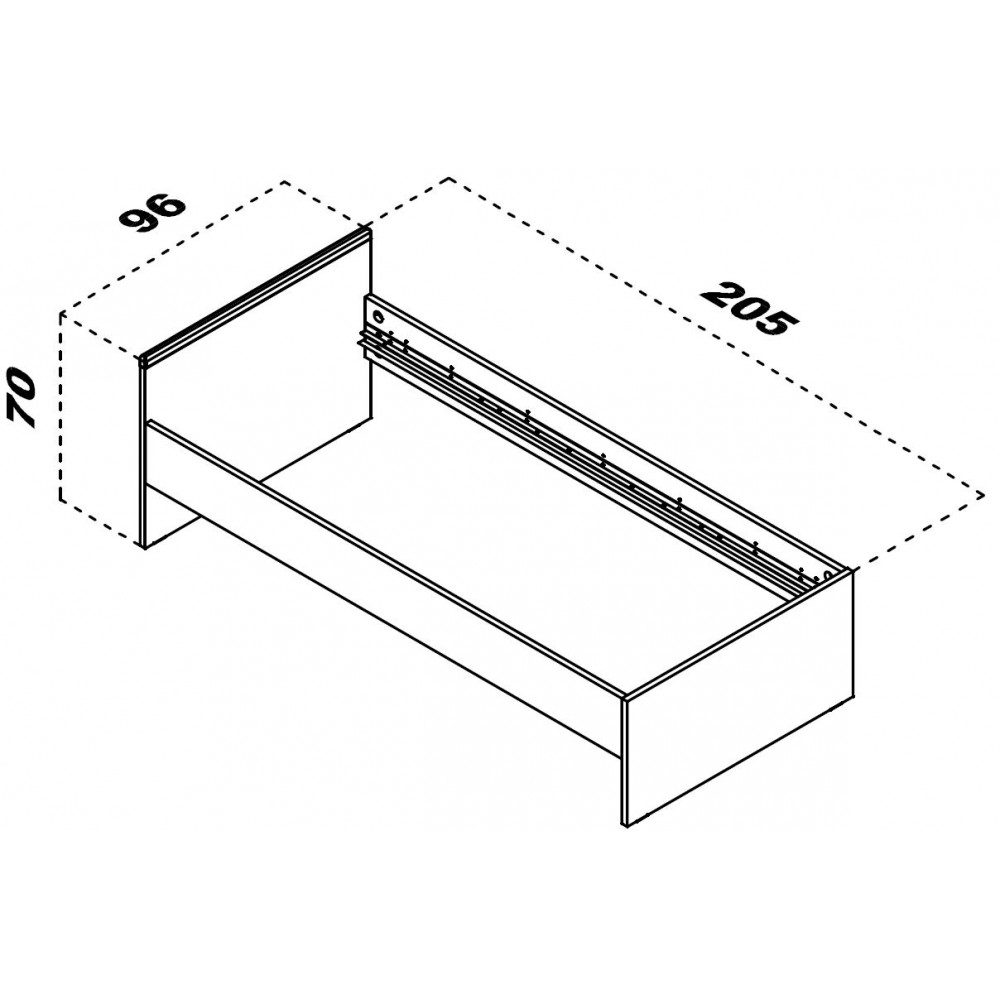 Κρεβάτι Young Light
