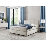 Επενδυμένο κρεβάτι Folk-Mpez-180 x 200 190x207x108