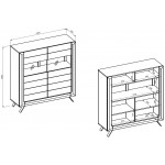 Βιτρίνα Geisha III-Kafe