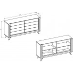 Μπουφές Geisha II-Kafe