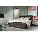 Επενδυμένο κρεβάτι Box 7-Kafe-180 x 200 184x208x103