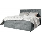 Επενδυμένο κρεβάτι Box 7-Gkri-180 x 200 184x208x103