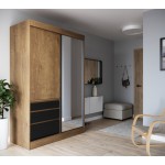 Ντουλάπα Hert συρόμενη - Fusiko-Mavro 140x65x216