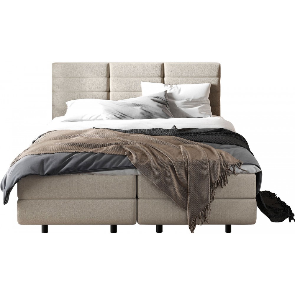 Επενδυμένο κρεβάτι Symphony-Ekrou-140 x 200