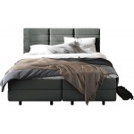 Επενδυμένο κρεβάτι Symphony-Anthraki-140 x 200