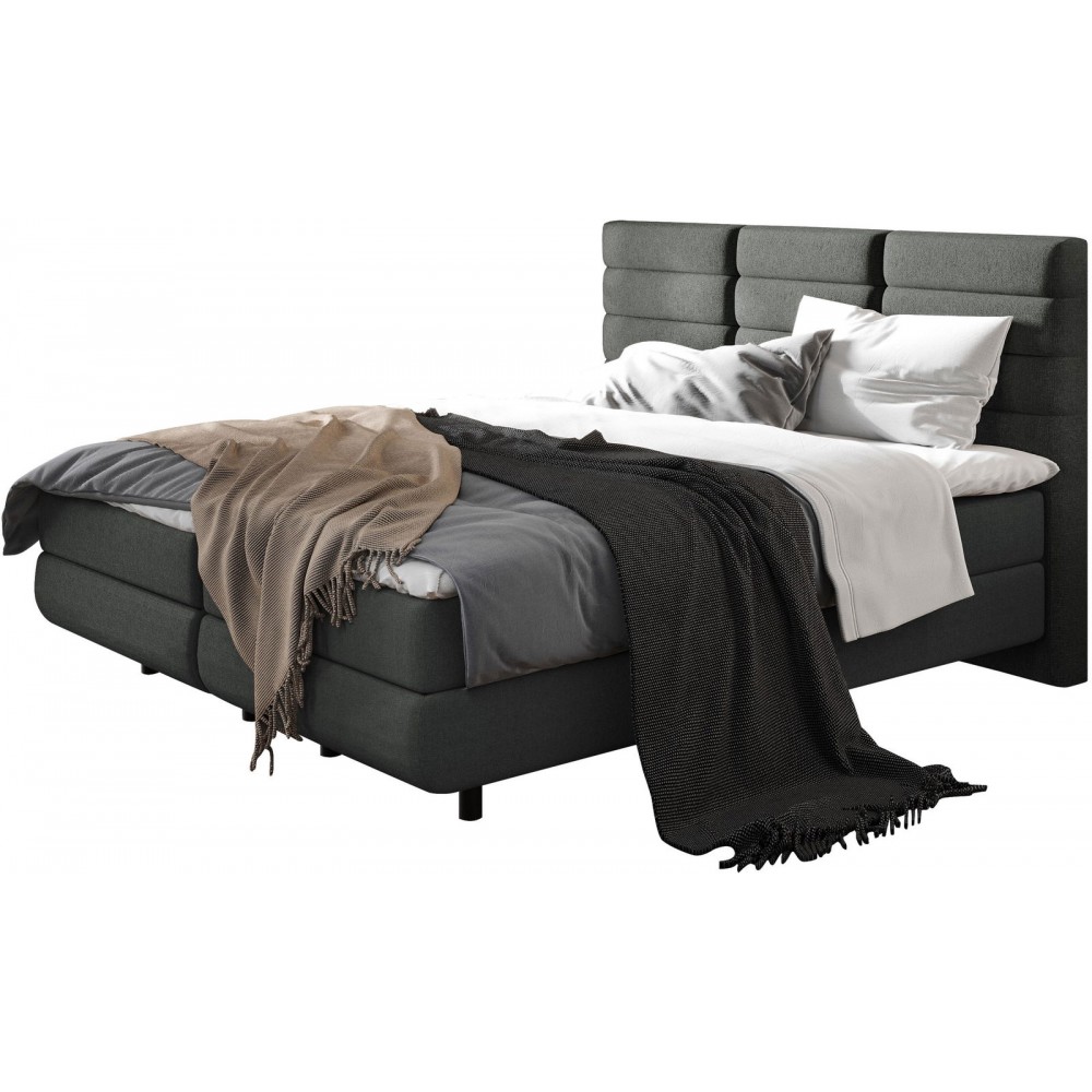 Επενδυμένο κρεβάτι Symphony-Anthraki-180 x 200