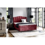 Επενδυμένο κρεβάτι Vegas -Kokkino-120 x 200 124x208x139