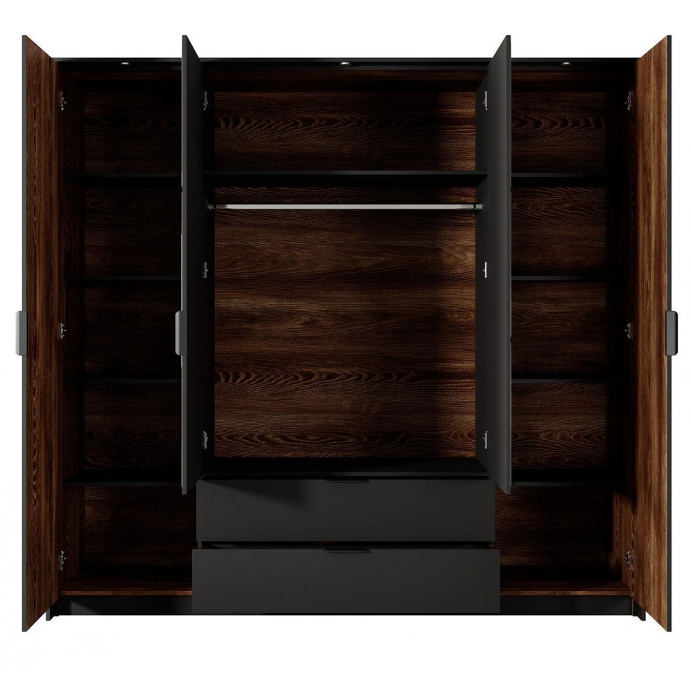 Ντουλάπα Milton τετράφυλλη