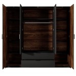 Ντουλάπα Milton τετράφυλλη