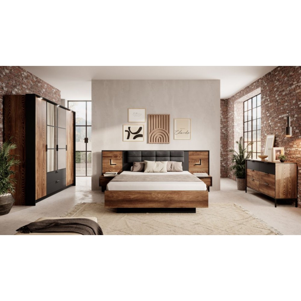 Σετ 2 κομοδίνα Milton