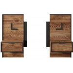 Σετ 2 κομοδίνα Milton