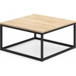 Τραπεζάκι σαλονιού Faye-Fusiko-Mavro 65x65x33