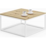 Τραπεζάκι σαλονιού Faye-Leuko-Artisan 65x65x33