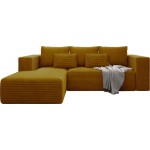 Γωνιακός καναπές Stripes-Αριστερή-Moustardi