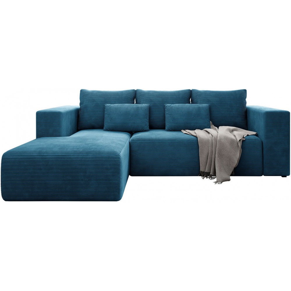 Γωνιακός καναπές Stripes-Αριστερή-Mple Skouro