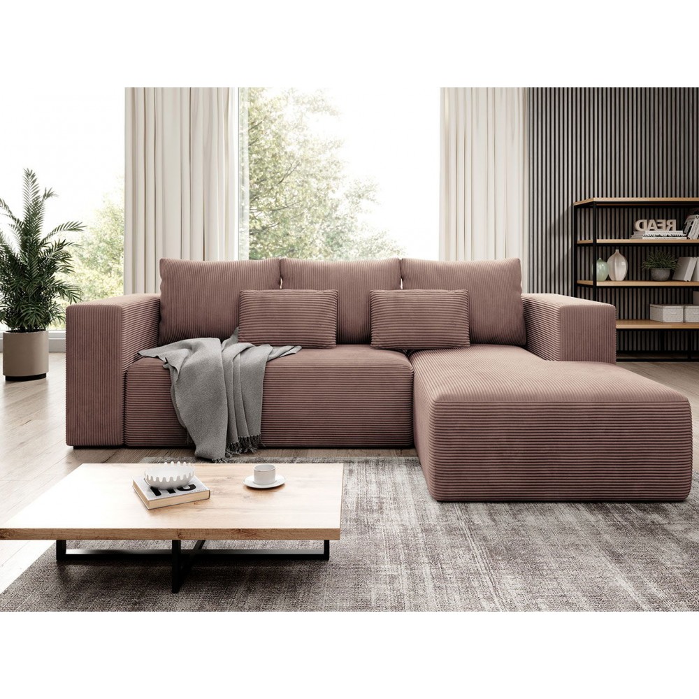 Γωνιακός καναπές Stripes-Δεξιά-Roz
