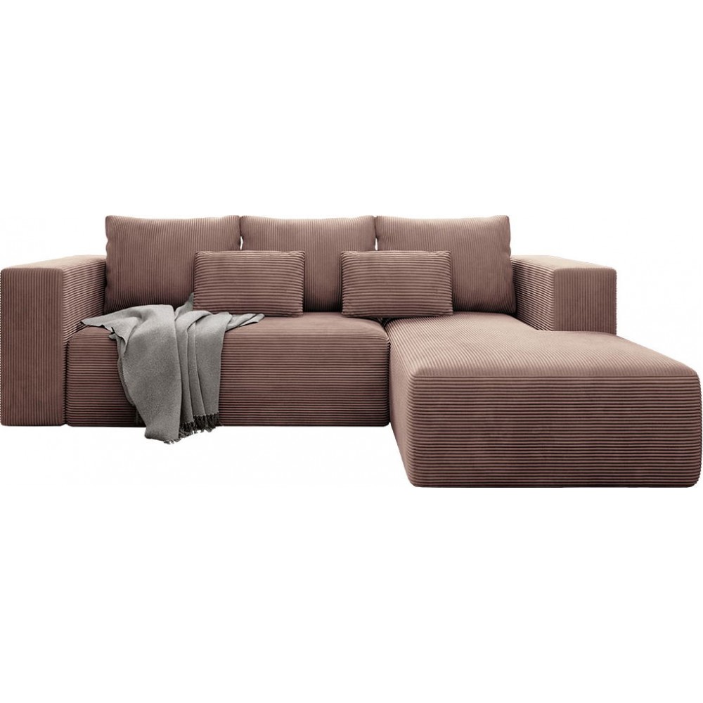 Γωνιακός καναπές Stripes-Δεξιά-Roz