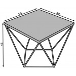 Τραπεζάκι σαλονιού Sofy 50x50x45