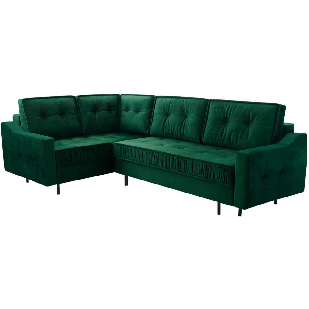 Γωνιακός καναπές Akita L-Αριστερή-Prasino