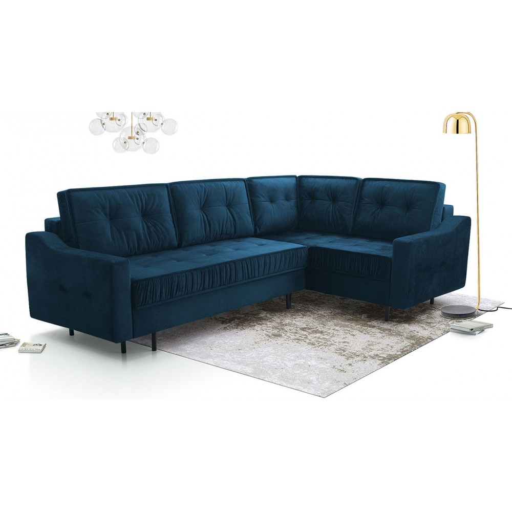 Γωνιακός καναπές Akita L-Δεξιά-Mple Skouro