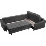 Γωνιακός καναπές Akita L-Δεξιά-Gkri Skouro