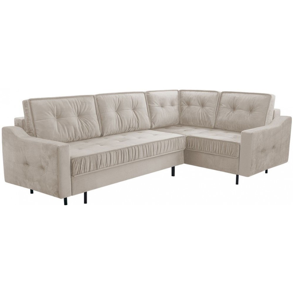 Γωνιακός καναπές Akita L-Δεξιά-Ekrou