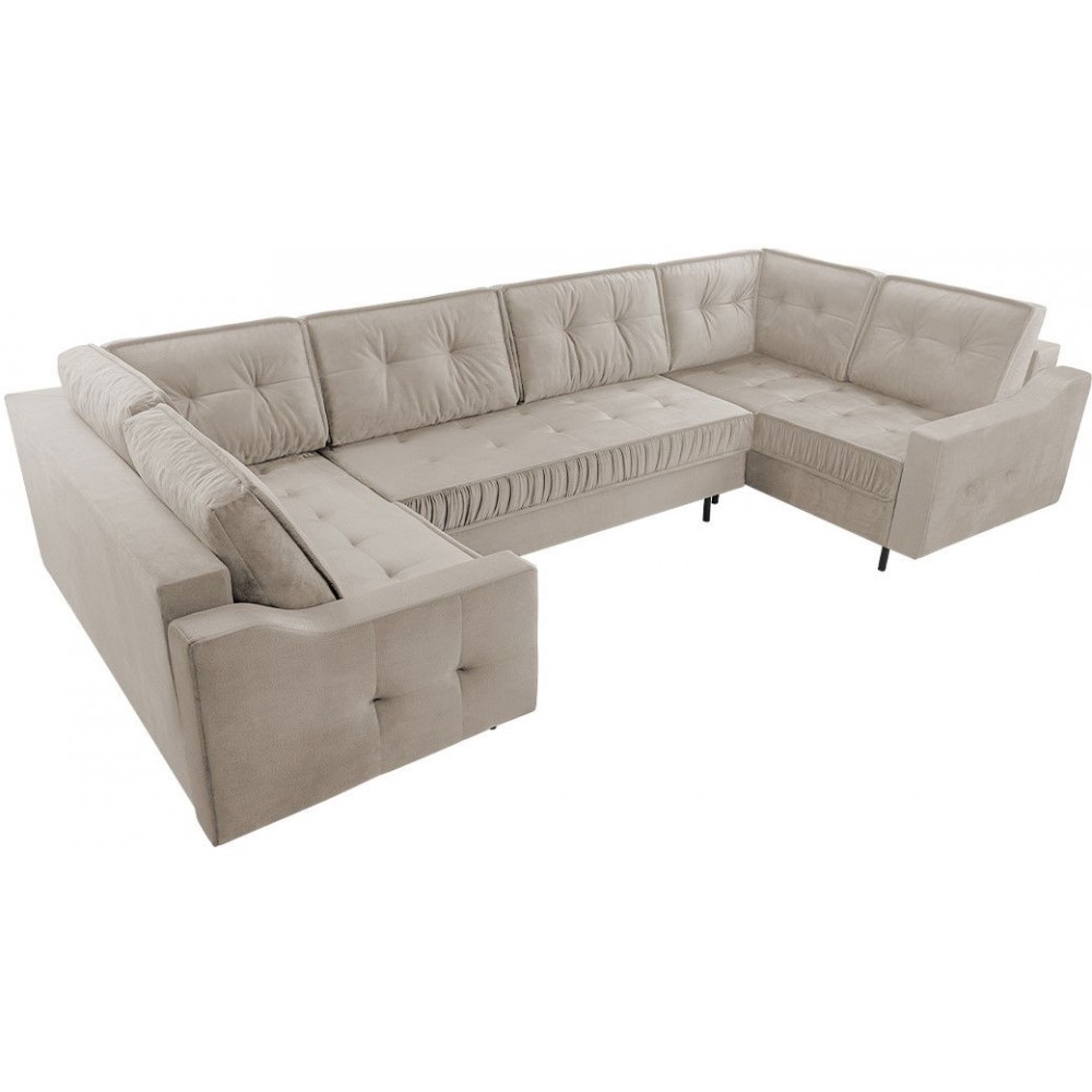 Γωνιακός καναπές Akita U-Ekrou